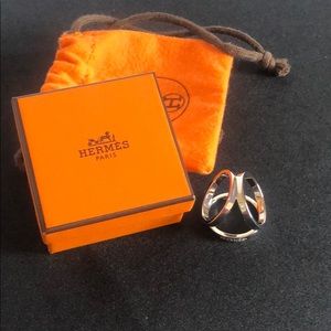 Hermès “Trio” Scarf Ring